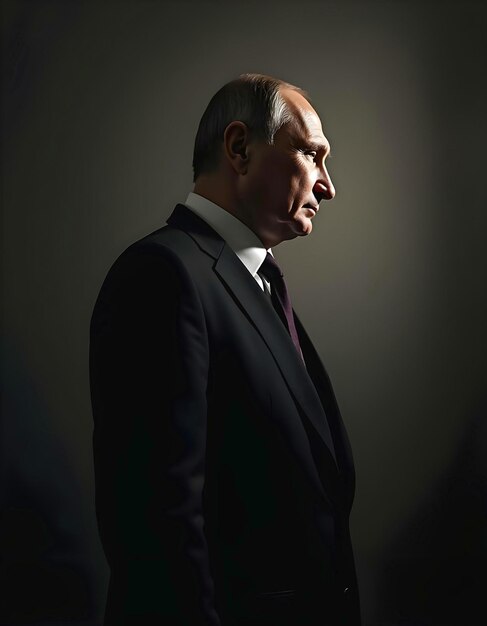 Photo title vladimir putin a reflective moment of russias president