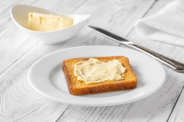 Toast with butter