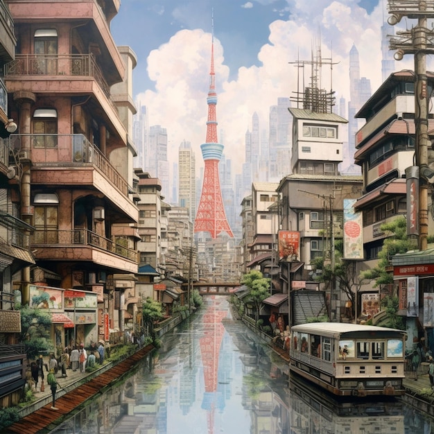 Tokyo city landscapes