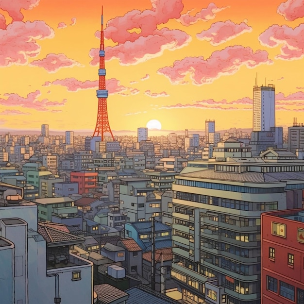 Tokyo city landscapes