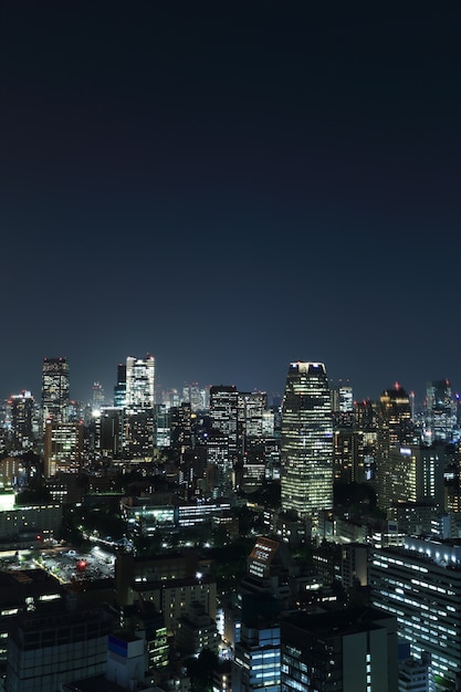 Tokyo cityscape at night