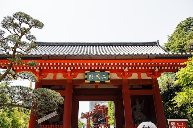 Tokyo Japan April 30 2560 The entrance to Asakusa Temple and the old Sensoji Shrine a famous place for visitors