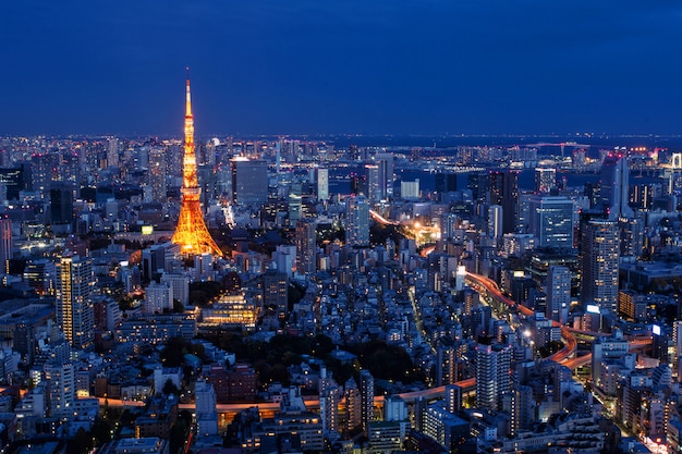 Tokyo Tower at night