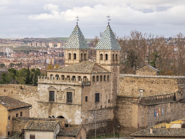 Toledo Aerial view of the medieval old town ( Unesco World Heritage Sites) Spain