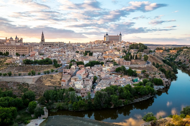 Toledo at dusk Spain