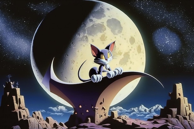 Tom jerry cartoon character image Ai generated art