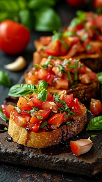 Tomato Basil Bruschetta