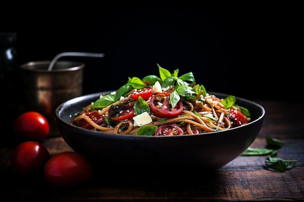 Tomato Basil Linguine