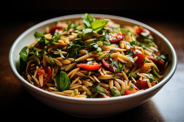 Tomato Basil Orzo