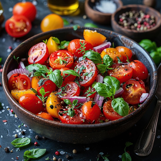 Tomato and Basil Salad