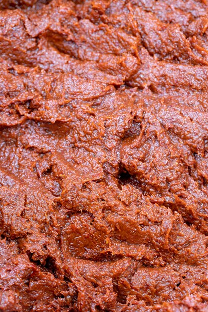 Tomato paste close up Tomato paste as background texture