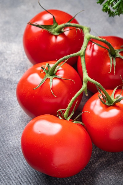 tomato ripe red fruit fresh snack healthy meal food snack diet on the table copy space food