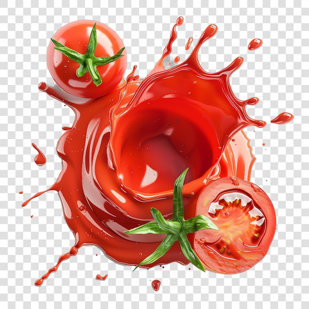 Tomato sauce realistic