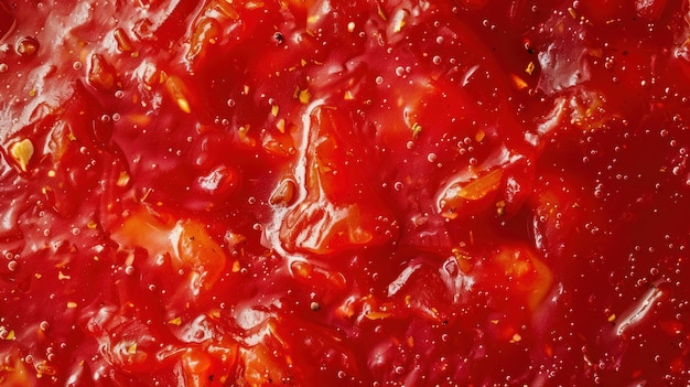 Photo tomato sauce texture background