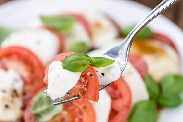 Tomatoes with Mozzarella and Balasimco dressing