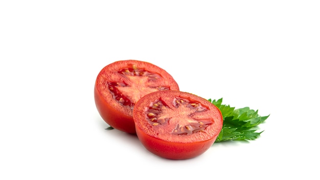 Tomatoes with parsley.