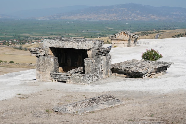 Tomb at Hierapolis Ancient City Pamukkale Denizli Turkiye