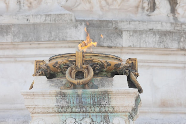 Tomb of the Unknown Soldier at the Altar of the Fatherland (Vittoriano).