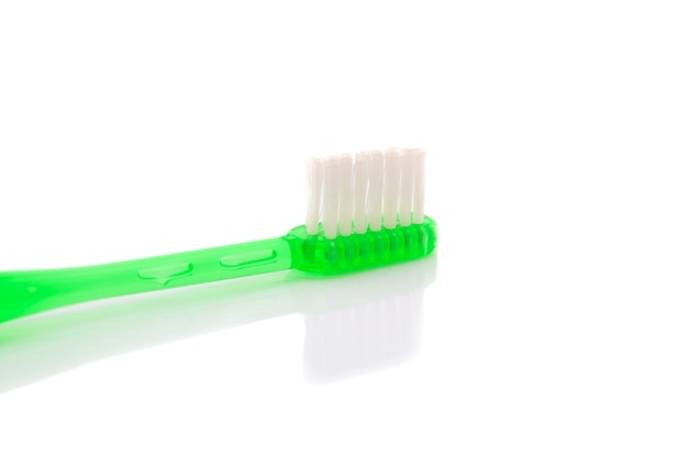 Tooth-brush on white.