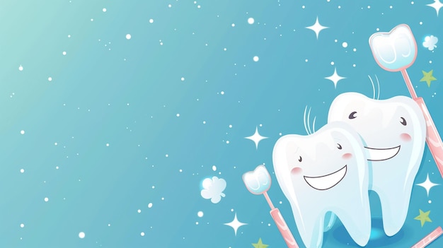 Tooth Fairy Day Cute 3D Illustration