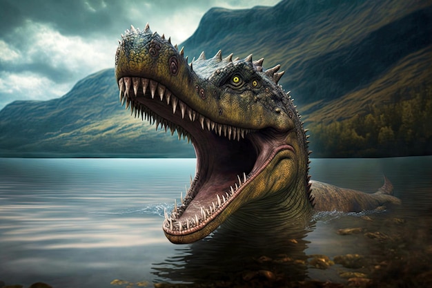 Toothy ancient reptile legend of loch ness monster