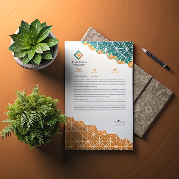 Photo top trends in letterhead design