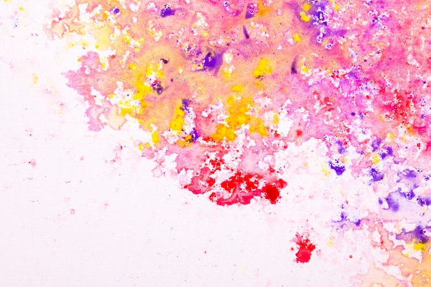 Top view abstract colorful paint background texture