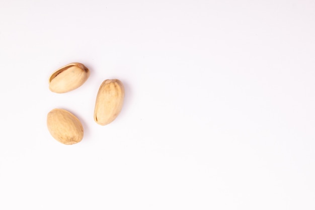 Top view composition of healthy organic nuts