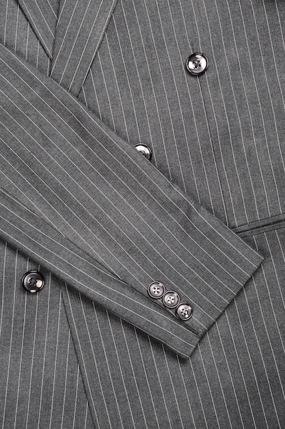 Top View of Double breasted Pinstripe Suit