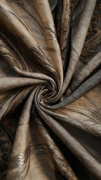 Top view of fabric texture