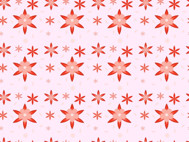 top view floral pattern