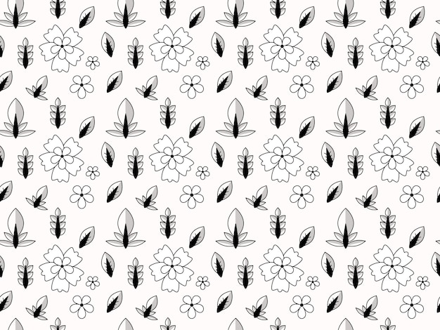 top view floral pattern