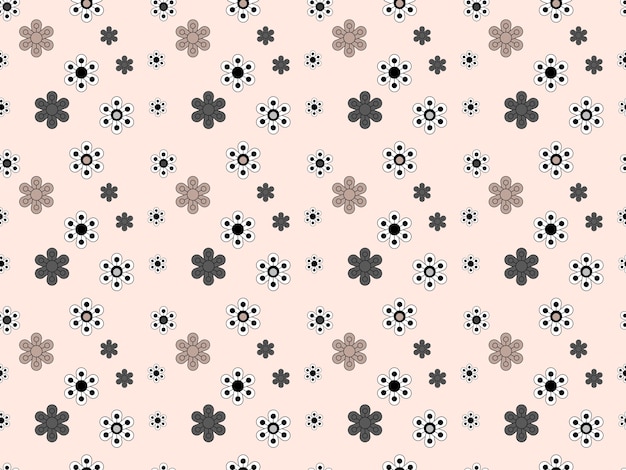 top view floral pattern