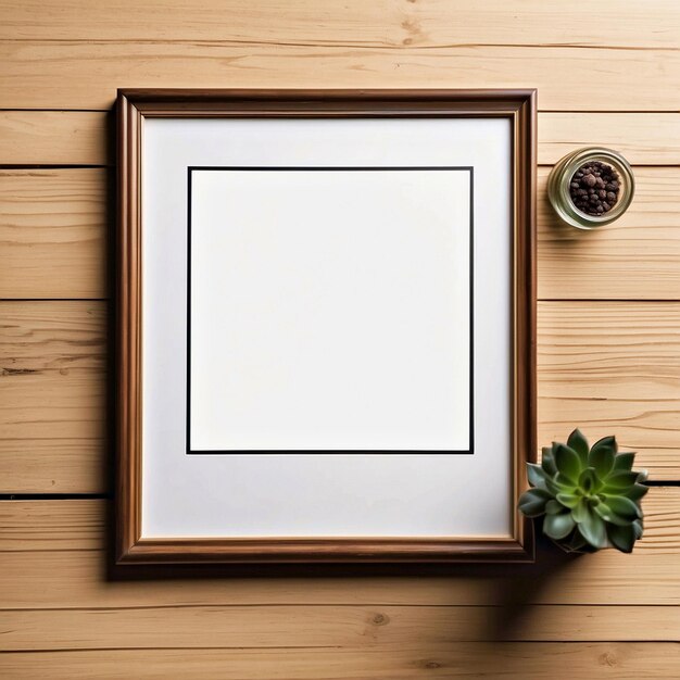 top view frames mockup