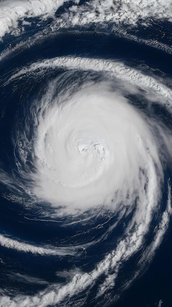 Top view of hurricane alex with circular white clouds elements of this image furnished by nasa