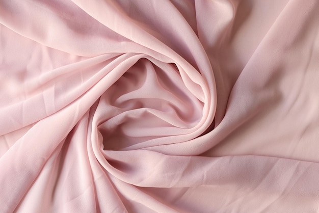 Top view of light pink fabric cloth texture for background and design art work rosy pastel