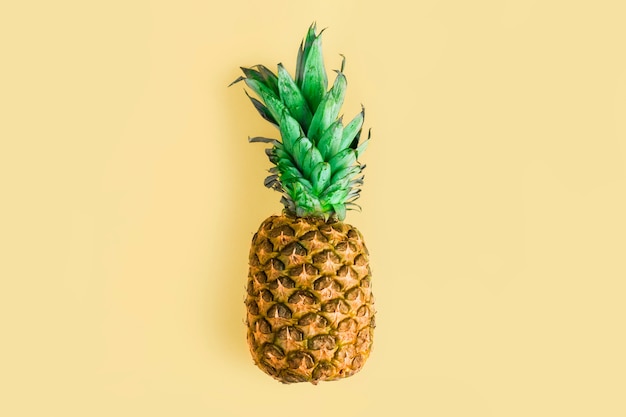 Top view pineapple