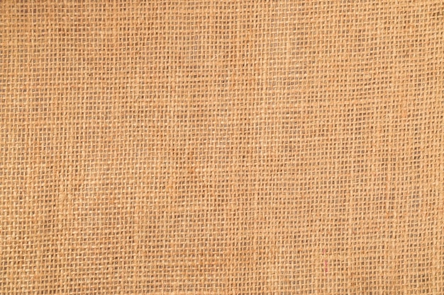 Top view of sack texture background