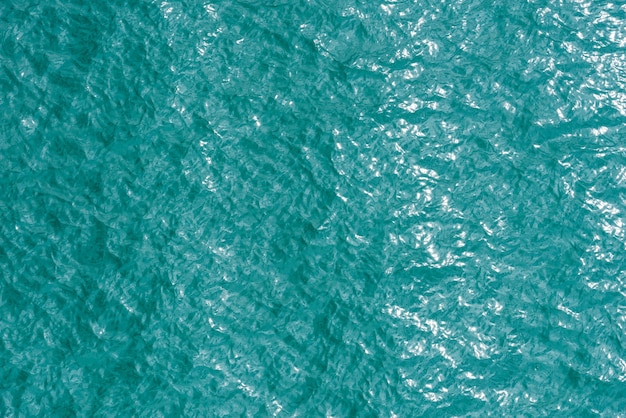 Top view of sea water surface for background and texture material