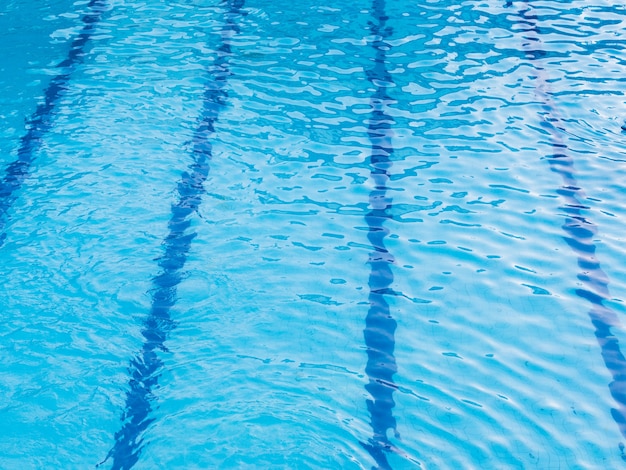 Top view of swimming pool background.