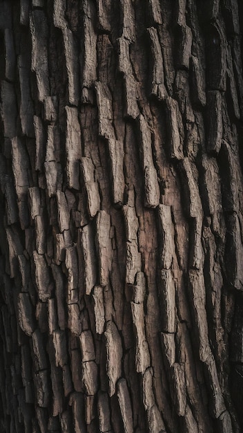 Top view of tree bark texture