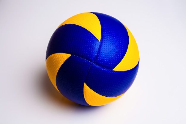 Top view of volleyball