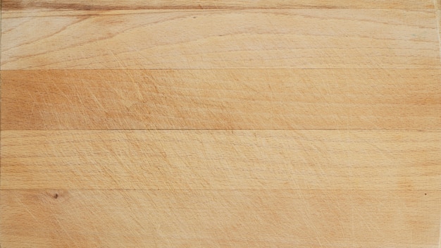 Top view of wooden cutting board.