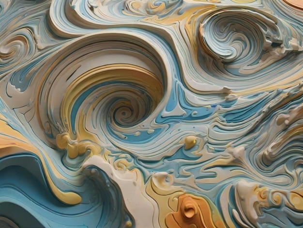 topographic swirl patterns generative ai