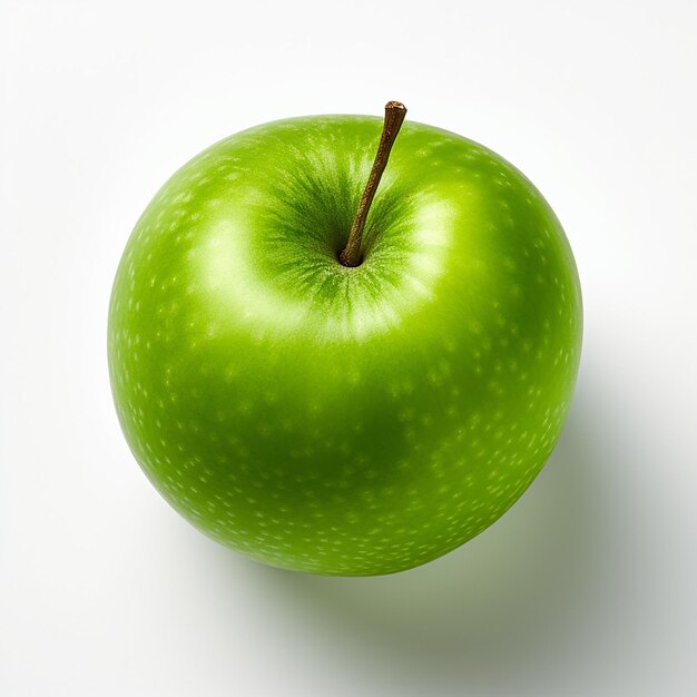 TopView Green Apple Isolation