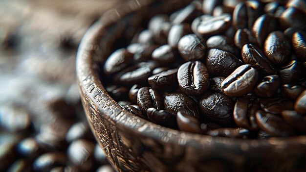 Photo toraja coffee beans from sulawesi indonesia generative ai