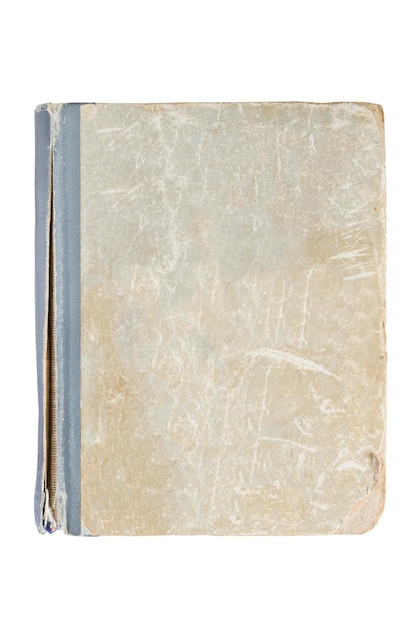 Torn book isolated