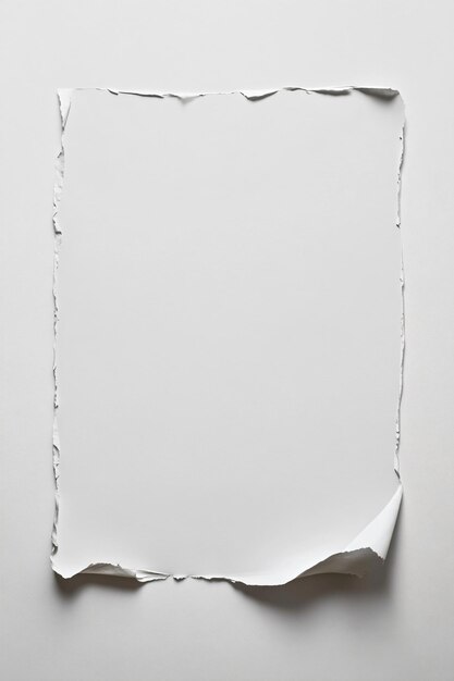 Photo torn paper minimalism