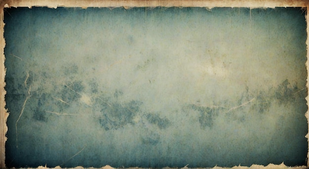 a torn paper with a blue background with a rough texture