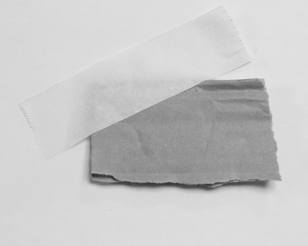 torn ripped paper with adhesive tape space for your message